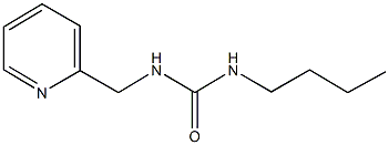 N-butyl-N'-(2-pyridinylmethyl)urea Struktur