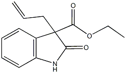 ethyl 3-allyl-2-oxo-3-indolinecarboxylate Struktur