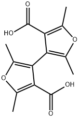 4,4'-bis[2,5-dimethyl-3-furoic acid] Struktur