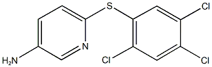 6-[(2,4,5-trichlorophenyl)sulfanyl]-3-pyridinamine Struktur