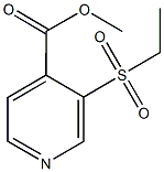 methyl 3-(ethylsulfonyl)isonicotinate Struktur