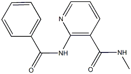 2-(benzoylamino)-N-methylnicotinamide Struktur