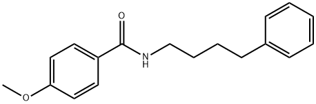 4-methoxy-N-(4-phenylbutyl)benzamide Struktur