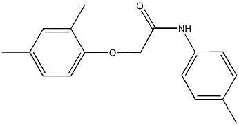 2-(2,4-dimethylphenoxy)-N-(4-methylphenyl)acetamide Struktur