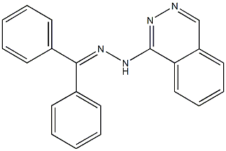 diphenylmethanone 1-phthalazinylhydrazone Struktur