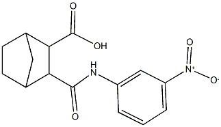 3-({3-nitroanilino}carbonyl)bicyclo[2.2.1]heptane-2-carboxylic acid Struktur