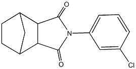 4-(3-chlorophenyl)-4-azatricyclo[5.2.1.0~2,6~]decane-3,5-dione Struktur