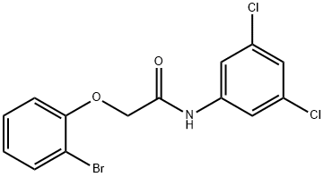 2-(2-bromophenoxy)-N-(3,5-dichlorophenyl)acetamide Struktur