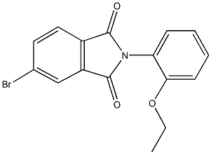 5-bromo-2-(2-ethoxyphenyl)-1H-isoindole-1,3(2H)-dione Struktur