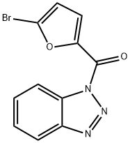 1-(5-bromo-2-furoyl)-1H-1,2,3-benzotriazole Struktur