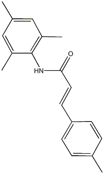 N-mesityl-3-(4-methylphenyl)acrylamide Struktur