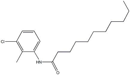 N-(3-chloro-2-methylphenyl)undecanamide Struktur