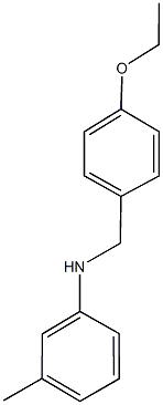 N-(4-ethoxybenzyl)-3-methylaniline Struktur