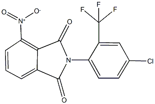 2-[4-chloro-2-(trifluoromethyl)phenyl]-4-nitro-1H-isoindole-1,3(2H)-dione Struktur