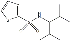 N-(1-isopropyl-2-methylpropyl)-2-thiophenesulfonamide Struktur