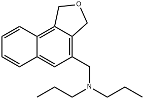 N-(1,3-dihydronaphtho[1,2-c]furan-4-ylmethyl)-N,N-dipropylamine Struktur