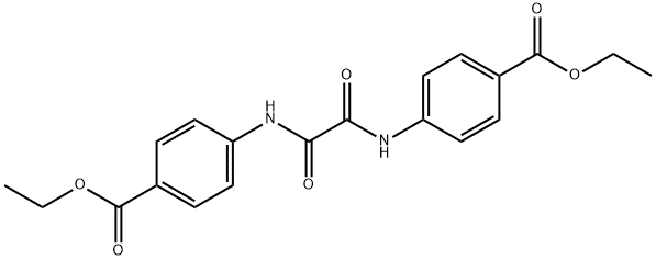 ethyl 4-{[[4-(ethoxycarbonyl)anilino](oxo)acetyl]amino}benzoate Struktur