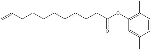 2,5-dimethylphenyl 10-undecenoate Struktur