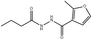 N'-butyryl-2-methyl-3-furohydrazide Struktur