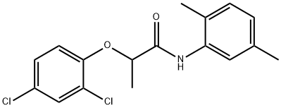 2-(2,4-dichlorophenoxy)-N-(2,5-dimethylphenyl)propanamide Struktur