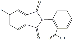 2-(5-iodo-1,3-dioxo-1,3-dihydro-2H-isoindol-2-yl)benzoic acid Struktur