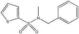 N-benzyl-N-methyl-2-thiophenesulfonamide Struktur