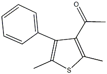 1-(2,5-dimethyl-4-phenyl-3-thienyl)ethanone Struktur