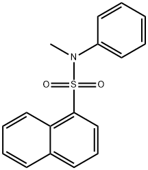 N-methyl-N-phenyl-1-naphthalenesulfonamide Struktur