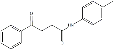 N-(4-methylphenyl)-4-oxo-4-phenylbutanamide Struktur