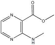 methyl 3-(methylamino)-2-pyrazinecarboxylate Struktur