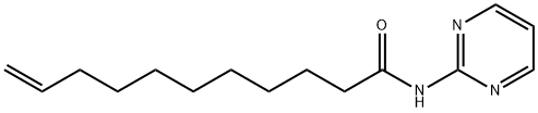 N-(2-pyrimidinyl)-10-undecenamide Struktur