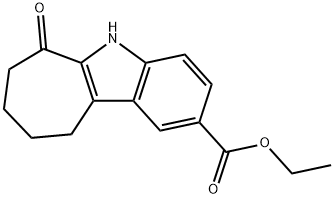 ethyl 6-oxo-5,6,7,8,9,10-hexahydrocyclohepta[b]indole-2-carboxylate Struktur