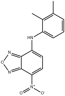 4-(2,3-dimethylanilino)-7-nitro-2,1,3-benzoxadiazole Struktur