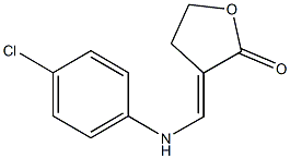 3-[(4-chloroanilino)methylene]dihydro-2(3H)-furanone Struktur