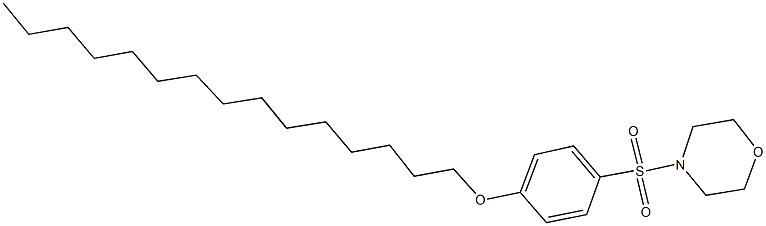 4-{[4-(pentadecyloxy)phenyl]sulfonyl}morpholine Struktur