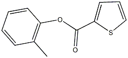 2-methylphenyl 2-thiophenecarboxylate Struktur