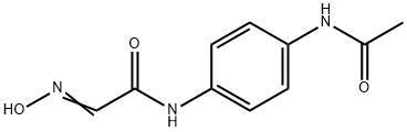 N-[4-(acetylamino)phenyl]-2-(hydroxyimino)acetamide Struktur