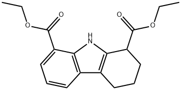 Diethyl 1,2,3,4-Tetrahydrocarbazole-1,8-dicarboxylate Struktur