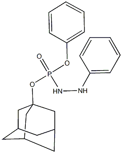 phenyl 1-adamantyl N'-phenylhydrazidophosphate Struktur