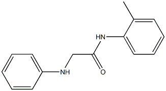 2-anilino-N-(2-methylphenyl)acetamide Struktur