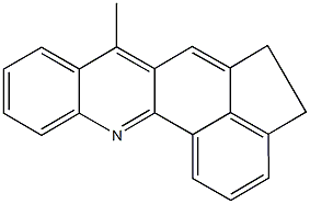 7-methyl-4,5-dihydroindeno[1,7-bc]acridine Struktur