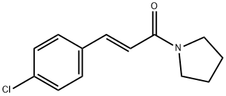 1-[3-(4-chlorophenyl)acryloyl]pyrrolidine Struktur