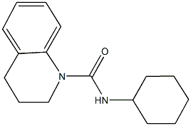 N-cyclohexyl-3,4-dihydro-1(2H)-quinolinecarboxamide Struktur