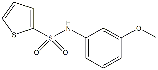 N-[3-(methyloxy)phenyl]thiophene-2-sulfonamide Struktur