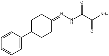 2-oxo-2-[2-(4-phenylcyclohexylidene)hydrazino]acetamide Struktur