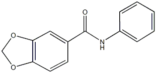 N-phenyl-1,3-benzodioxole-5-carboxamide Struktur