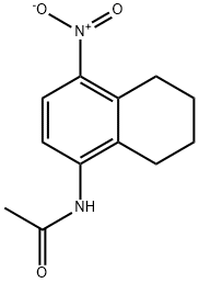 N-{4-nitro-5,6,7,8-tetrahydro-1-naphthalenyl}acetamide Struktur