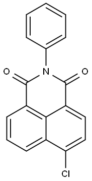 6-chloro-2-phenyl-1H-benzo[de]isoquinoline-1,3(2H)-dione Struktur