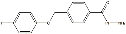 4-[(4-iodophenoxy)methyl]benzohydrazide Struktur