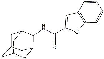 N-(2-adamantyl)-1-benzofuran-2-carboxamide Struktur